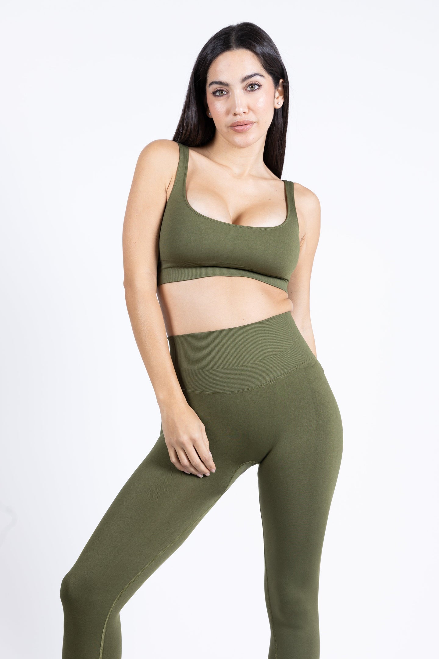 Completo Push Up Olive Green