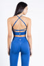 Completo Navy Blue – Back View: crisscross straps with adjustable fit