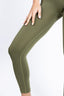 Close-up of fabric and texture – seamless design of Leggings Push Up Olive Green.
